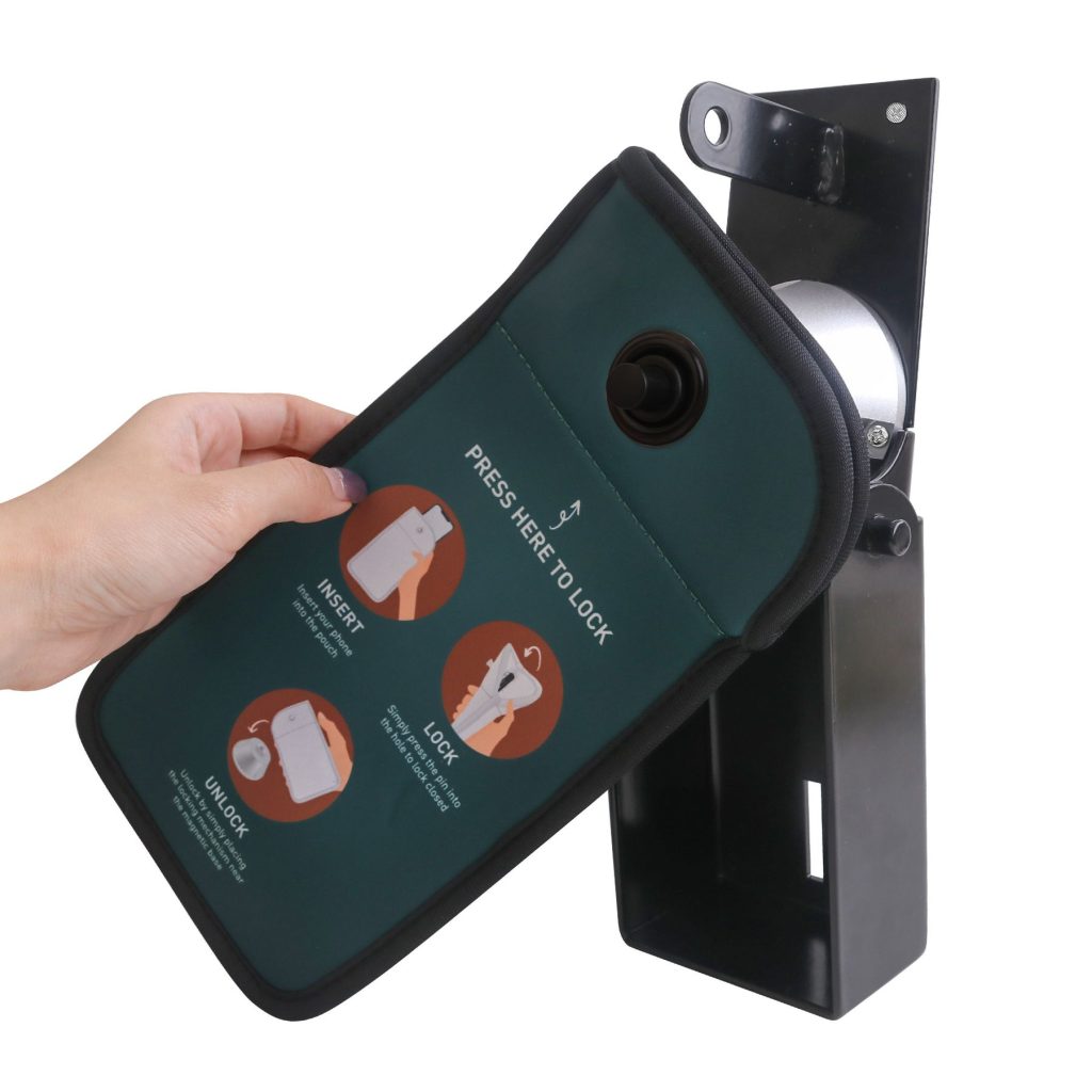 lockable phone pouch